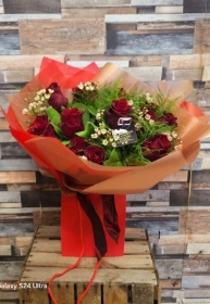 A Dozen Red Roses Gift Bag